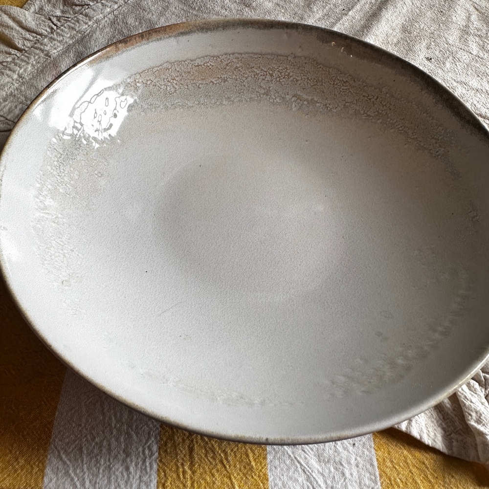 Zara Home Elegant White Ceramic bowl